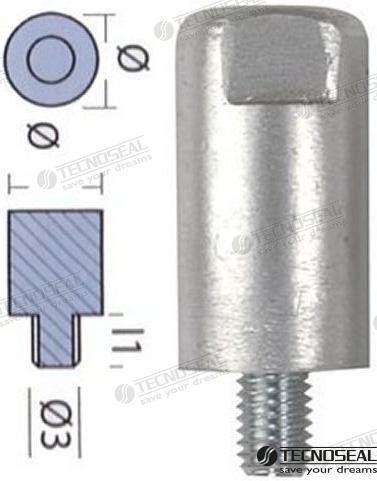 ANODO YANMAR ZINC Ø 23MM  TEN01309