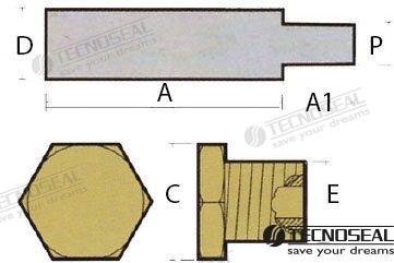 ANODO REFRIG. AIFO C/TAPON  TEN02011T