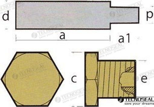 ANODO REFRIG. AIFO C/TAPON  TEN02013T