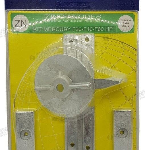 KIT ANODOS ZINC MERCURY F30-F40-F60  TENKITF30-F40-F60