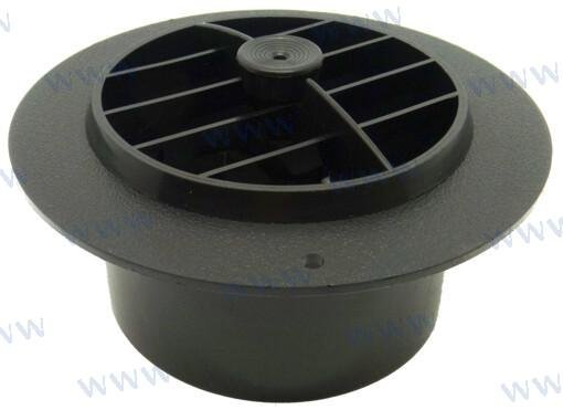 REJILLA PVC AJUSTABLE NEGRA DIM 100MM Webasto WBCL004090A